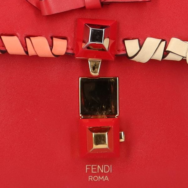 brb01020000000605 11 Fendi Mini Canai Leather Shoulder Bag