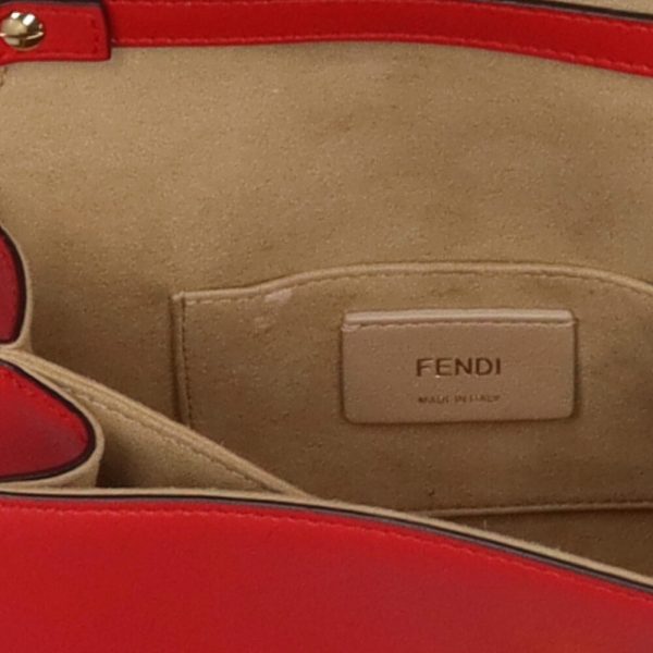 brb01020000000605 9 Fendi Mini Canai Leather Shoulder Bag