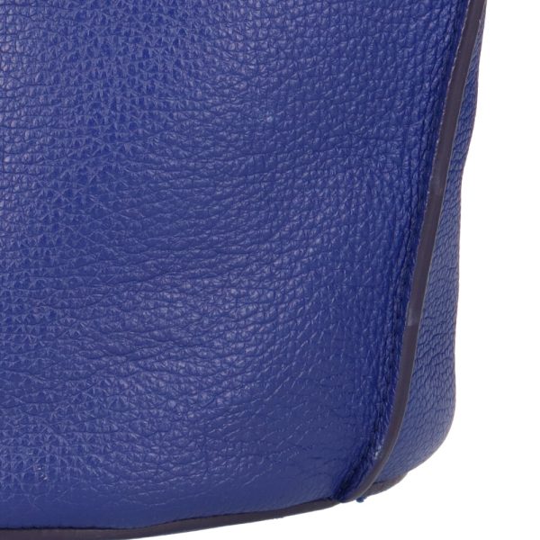 brb01020000000816 10 Celine Baguette Shoulder Bag Leather Cobalt