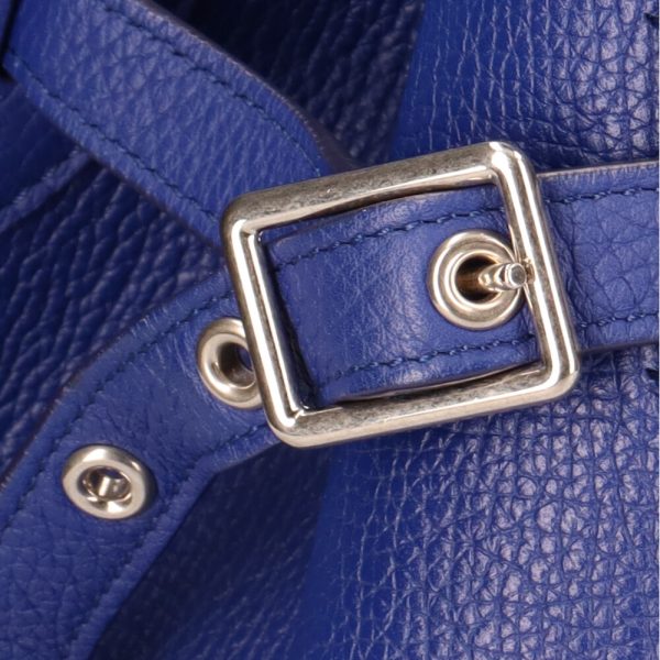 brb01020000000816 12 Celine Baguette Shoulder Bag Leather Cobalt