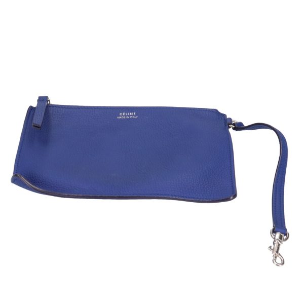 brb01020000000816 13 Celine Baguette Shoulder Bag Leather Cobalt