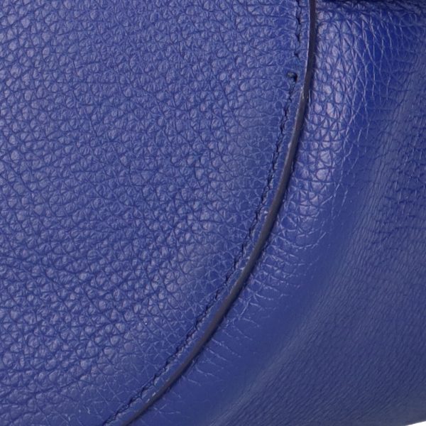 brb01020000000816 9 Celine Baguette Shoulder Bag Leather Cobalt