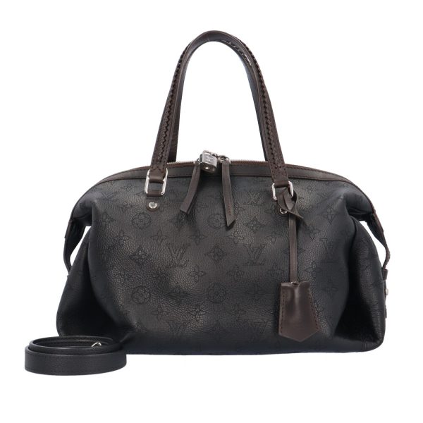 brb01020000008243 1 Louis Vuitton Asteria Mahina Shoulder Bag Black