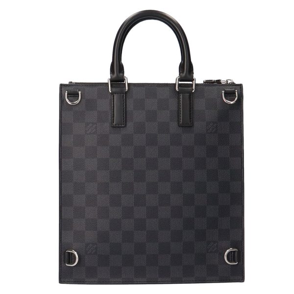 brb01040000000519 3 Louis Vuitton Sac Pla Messenger Damier Graphite Canvas Shoulder Bag Black