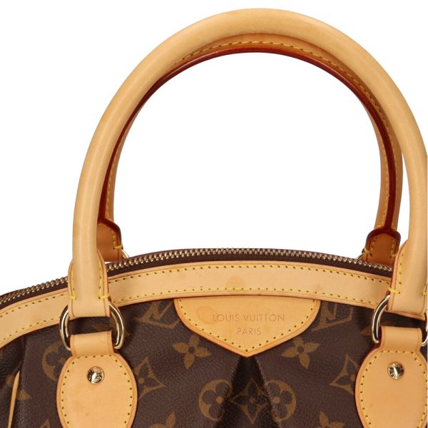 brb01060000000555 10 Louis Vuitton Tivoli Monogram Canvas Handbag Brown