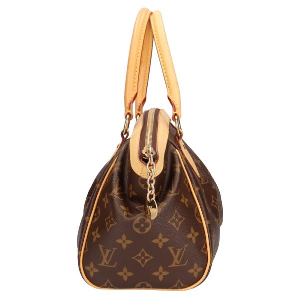 brb01060000000555 4 Louis Vuitton Tivoli Monogram Canvas Handbag Brown