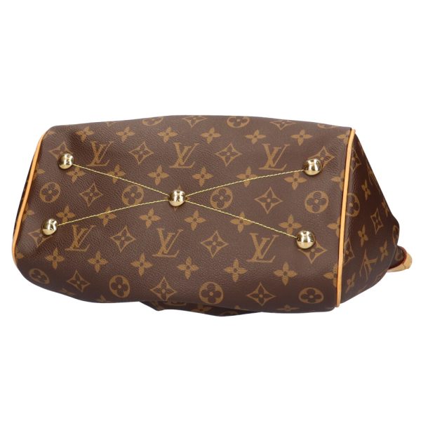 brb01060000000555 6 Louis Vuitton Tivoli Monogram Canvas Handbag Brown