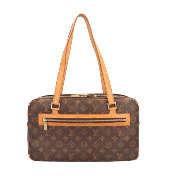 brb01060000002822 1 Louis Vuitton Citè Monogram Canvas Shoulder Bag Brown