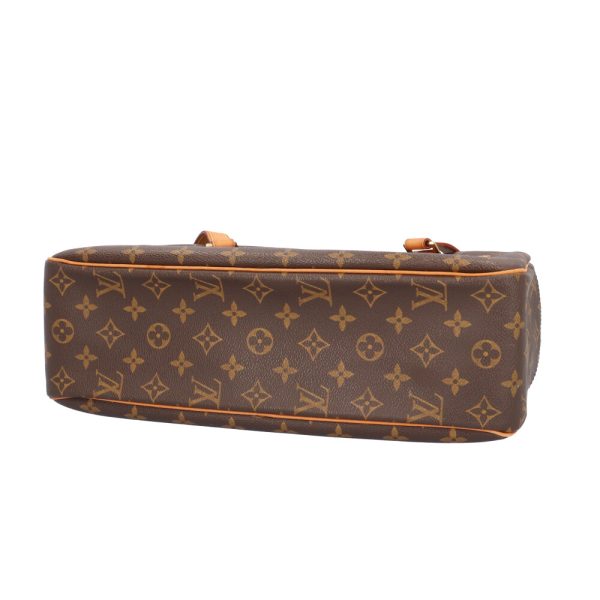 brb01060000002822 5 Louis Vuitton Citè Monogram Canvas Shoulder Bag Brown