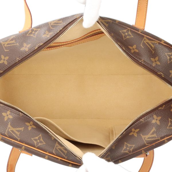 brb01060000002822 6 Louis Vuitton Citè Monogram Canvas Shoulder Bag Brown