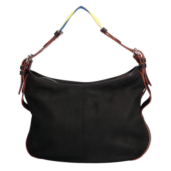 brb01100000000566 3 Loewe Shoulder Bag Leather Black