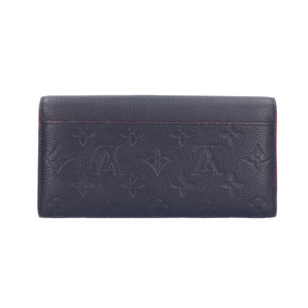 brb01100000002816 2 Louis Vuitton Sarah Long Wallet Monogram Emprene