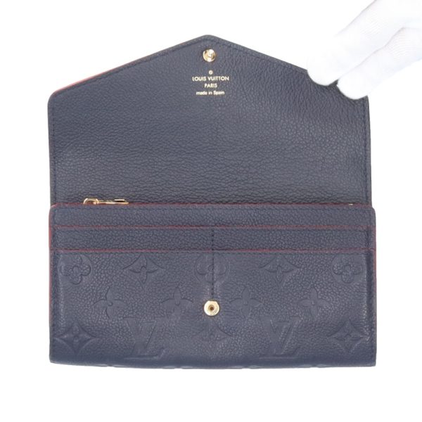 brb01100000002816 5 Louis Vuitton Sarah Long Wallet Monogram Emprene