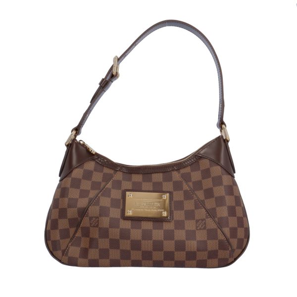 brb01720000004382 1 Louis Vuitton Thames PM Damier Shoulder Bag Brown