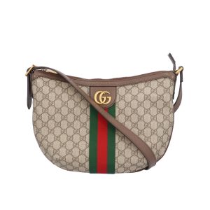 brb01790000003271 1 Gucci Backpack Rucksack Jackie GG Canvas Leather Beige Dark Brown