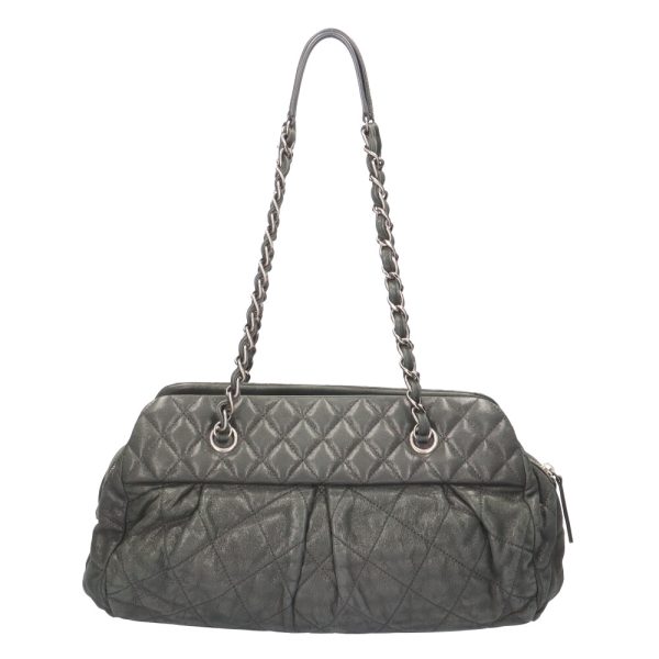 brb01820000000692 3 Chanel Velvet Calf Chain Matelasse Shoulder Bag