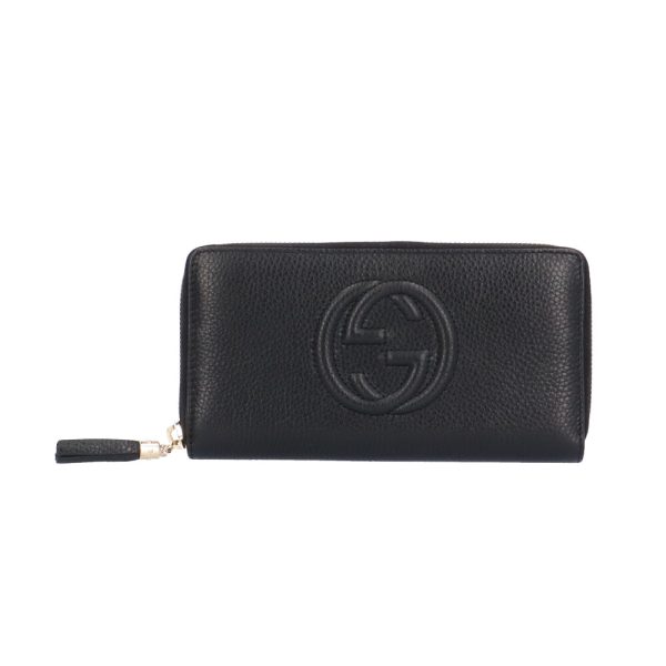 brb01870000005571 1 Gucci Interlocking G Soho Leather Long Wallet