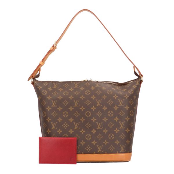 brb01960000004870 1 Louis Vuitton Amfersley Monogram Canvas Shoulder Bag Brown