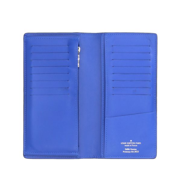 brb01970000006873 5 Louis Vuitton Illusion Long Wallet Blue Veil