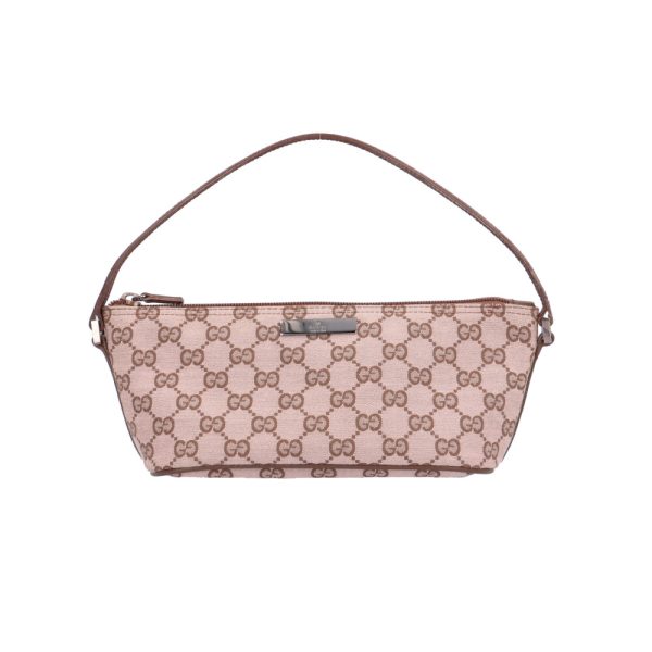 brb01990000004993 1 Gucci Accessory Pouch GG Canvas Handbag Pink