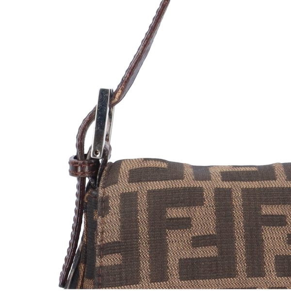 brb02110000007805 8 Fendi Mamma Bucket Zucca Nylon Shoulder Bag Brown