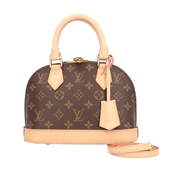 brb02110000008358 1 Louis Vuitton Alma BB Shoulder Bag Monogram Canvas Brown