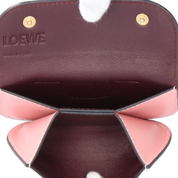 brb02110000008525 5 Loewe Gate Mini Wallet Coin Case Leather Beige