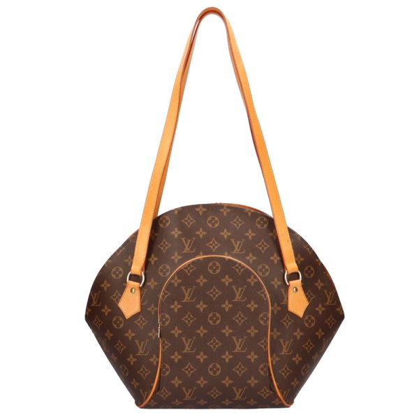 brb02260000003659 1 Louis Vuitton Ellipse Monogram Canvas Shoulder Bag Brown