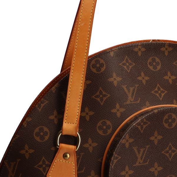 brb02260000003659 7 Louis Vuitton Ellipse Monogram Canvas Shoulder Bag Brown