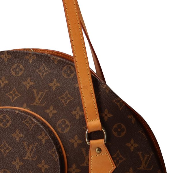 brb02260000003659 8 Louis Vuitton Ellipse Monogram Canvas Shoulder Bag Brown