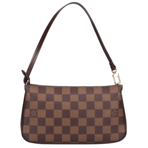 brb02260000004485 1 Louis Vuitton Pochette Accessoire Damier Canvas Pouch Brown