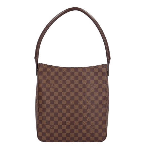 brb02260000007054 1 Louis Vuitton Looping GM Monogram Shoulder Bag Brown