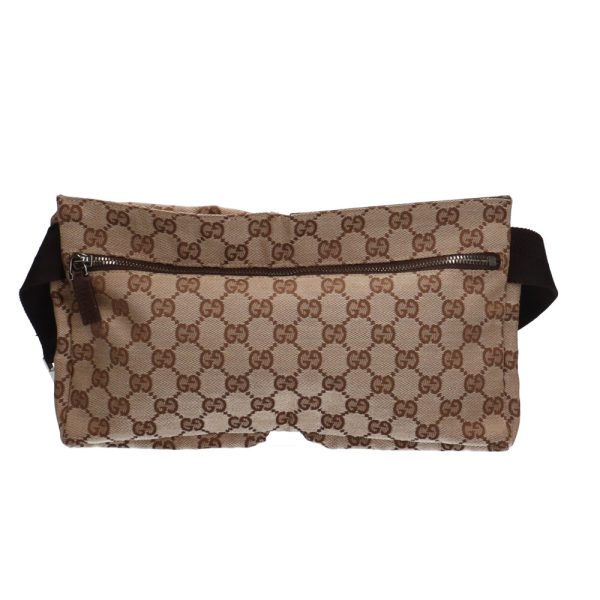 brb02520000000389 3 Gucci Body Bag GG Waist Bag Brown