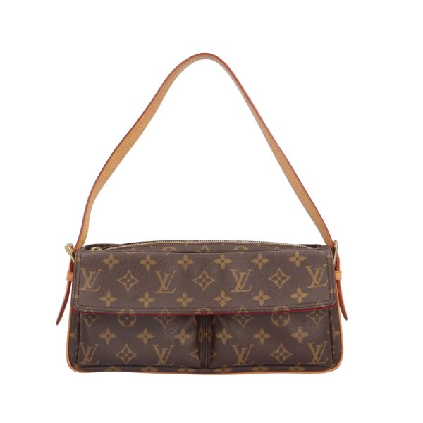 brb02540000004431 1 Louis Vuitton Vivacite MM Monogram Handbag Brown