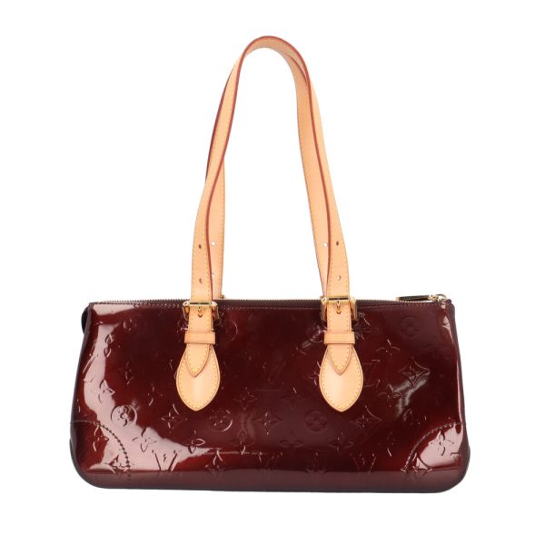 brb02540000005004 3 Louis Vuitton Rosewood Avenue Monogram Vernis Shoulder Bag Red