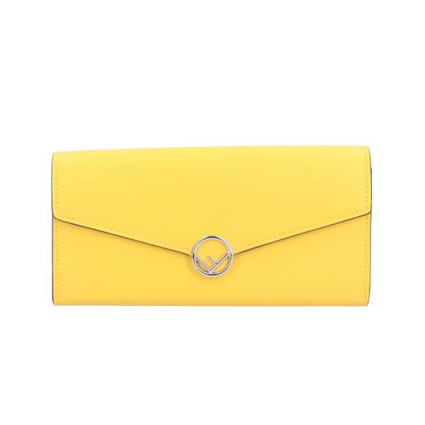 brb02590000002724 1 Prada Saffiano Leather Long Wallet Yellow