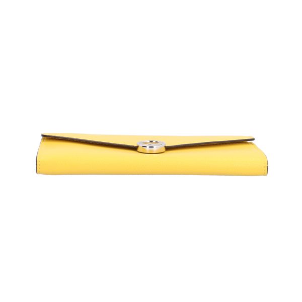 brb02590000002724 3 Prada Saffiano Leather Long Wallet Yellow