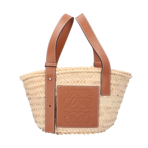 brb02630000004898 1 Loewe Basket Bag Small Handbag Palm Leaf Beige