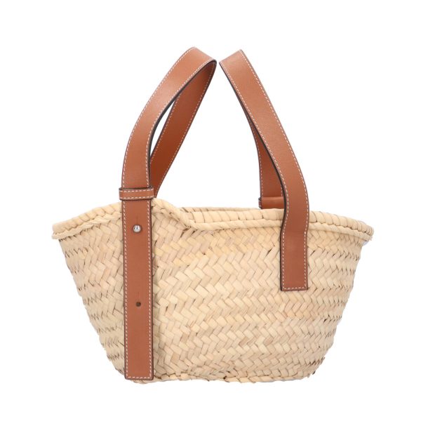 brb02630000004898 3 Loewe Basket Bag Small Handbag Palm Leaf Beige