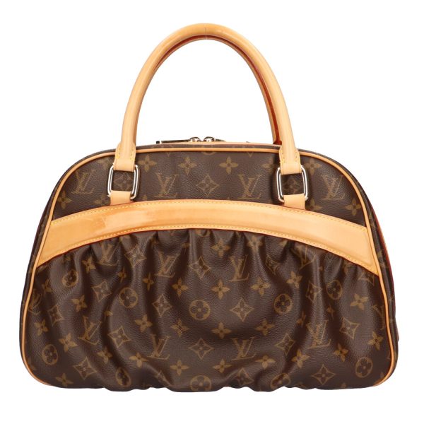 brb02960000000678 1 Louis Vuitton Mitzi Monogram Canvas Handbag Brown