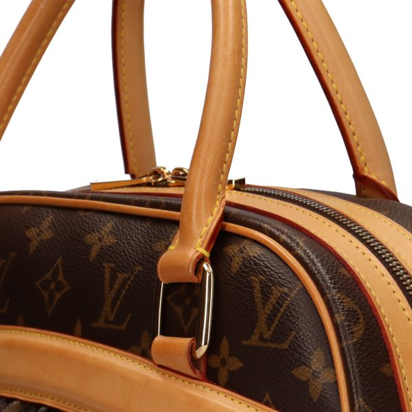 brb02960000000678 12 Louis Vuitton Mitzi Monogram Canvas Handbag Brown