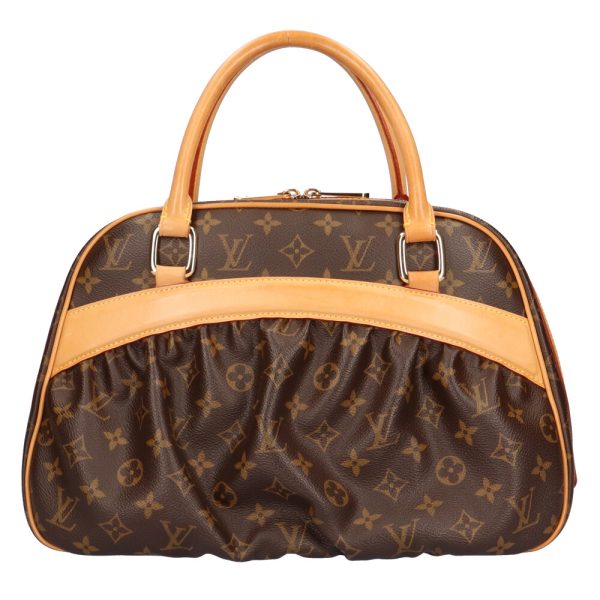 brb02960000000678 3 Louis Vuitton Mitzi Monogram Canvas Handbag Brown