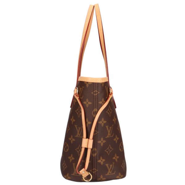 brb02960000002709 3 Louis Vuitton Neverfull Monogram Canvas Shoulder Bag Brown