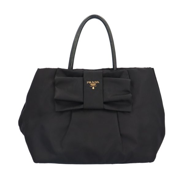 brb03260000005563 1 Prada Nylon Tote Bag Black