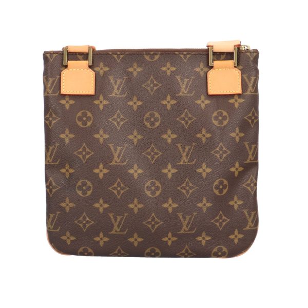 brb03290000004850 3 Louis Vuitton Pochette Bosfort Monogram Canvas Shoulder Bag Brown