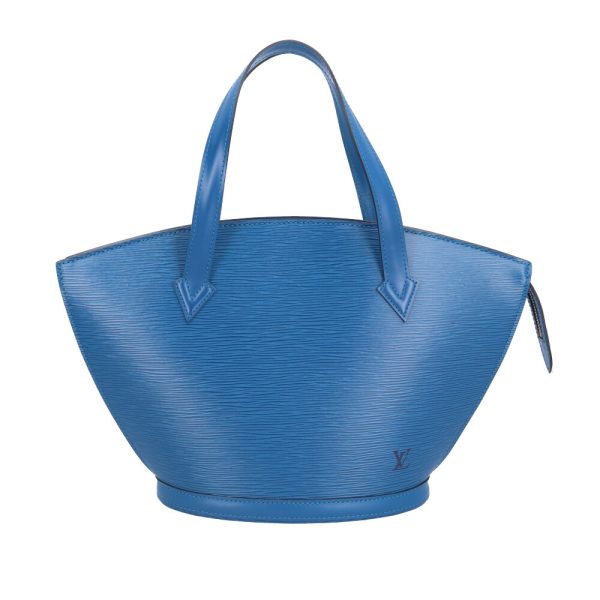 brb03290000005125 1 Louis Vuitton Saint Jacques Epi Handbag Blue