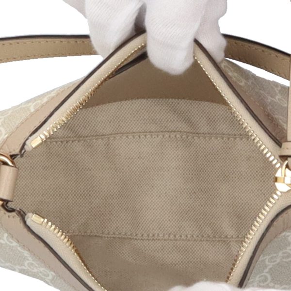 brb03330000005118 5 Gucci Small Ophidia GG Supreme Handbag Beige