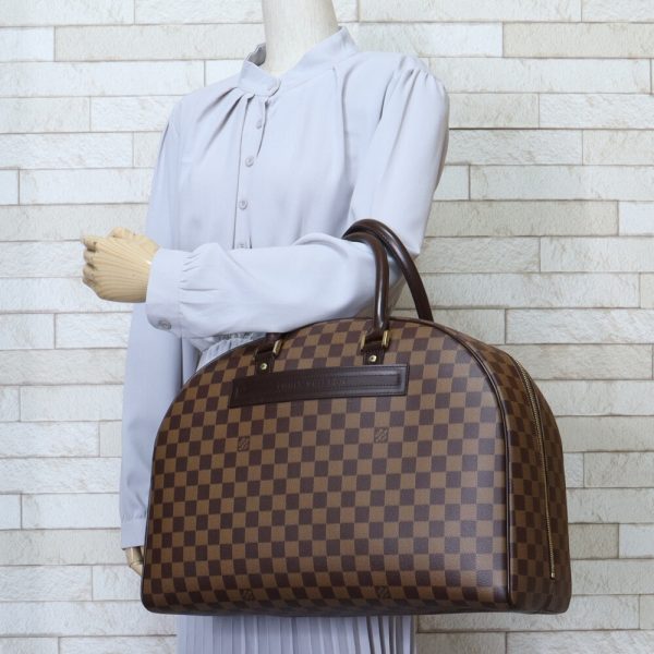 brb03540000002300 2 Louis Vuitton Nolita Damier Canvas Handbag Brown