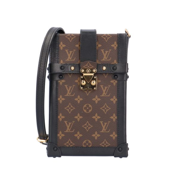 brb03540000003542 1 Louis Vuitton Pochette Trunk Vertical Monogram Shoulder Bag Brown