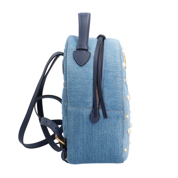 brb03560000000541 4 Gucci GG Marmont Denim Rucksack